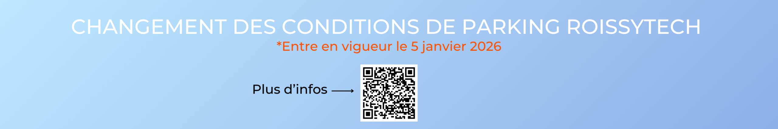 Bannière parking web