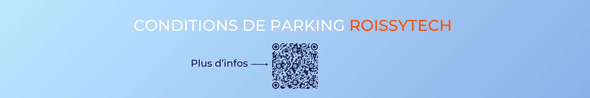 Bannière wordpress tarif parking